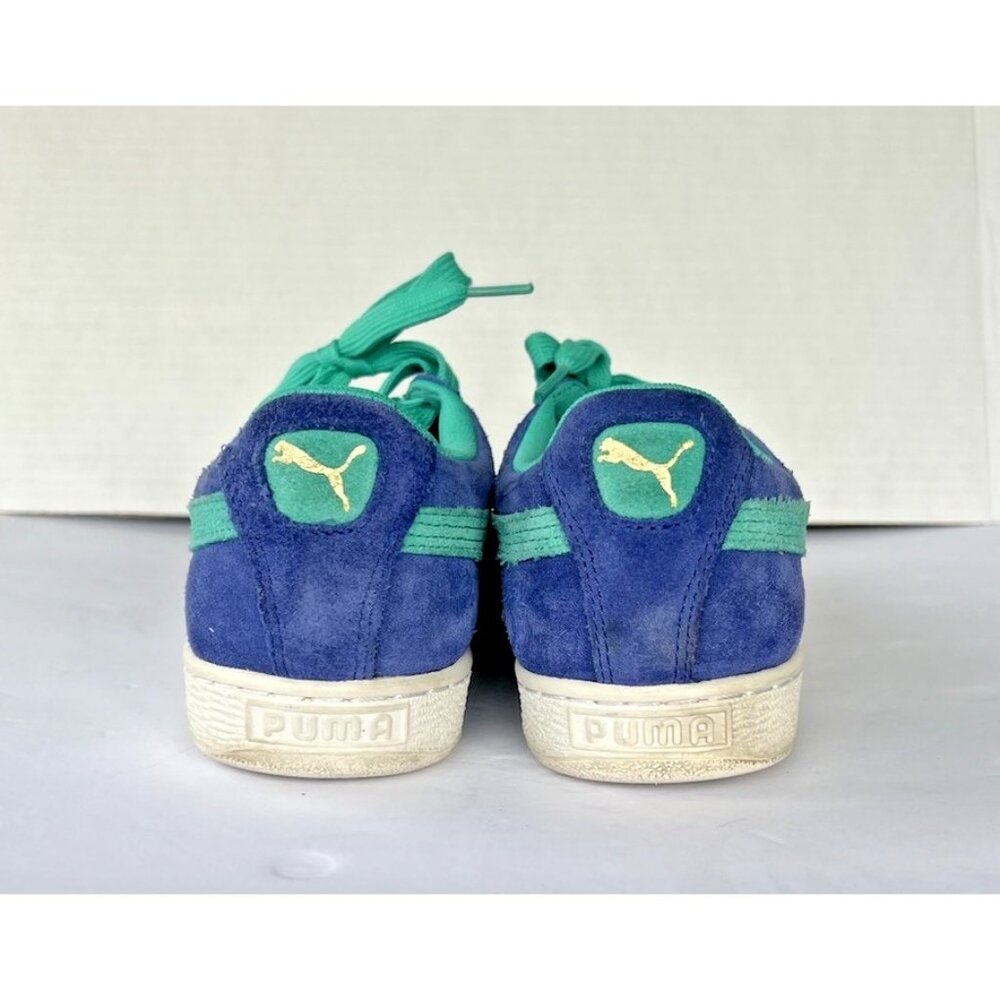 Puma Suede Classic Low Top Blue Teal Sneakers Women’s 9 - Picture 6 of 8
